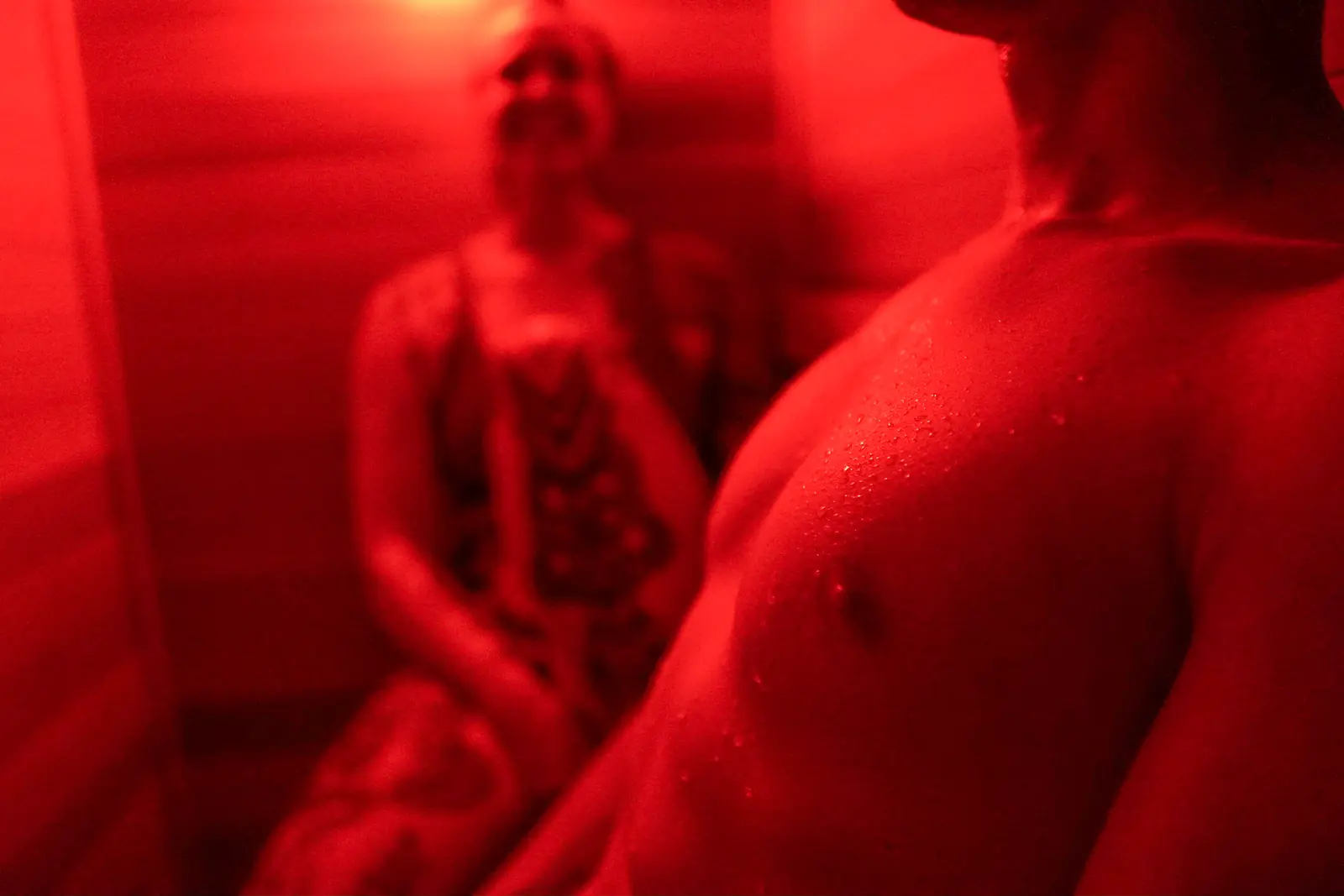 The cedar sauna
